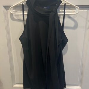 Chaps sleeveless high neck blouse